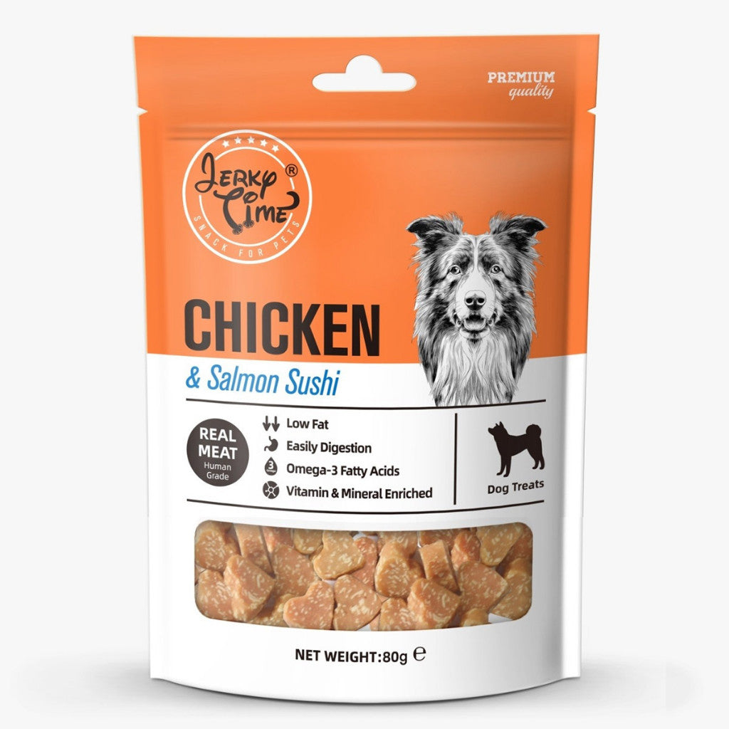 Jerky Time Dog Treats 80g | Lamb, Duck