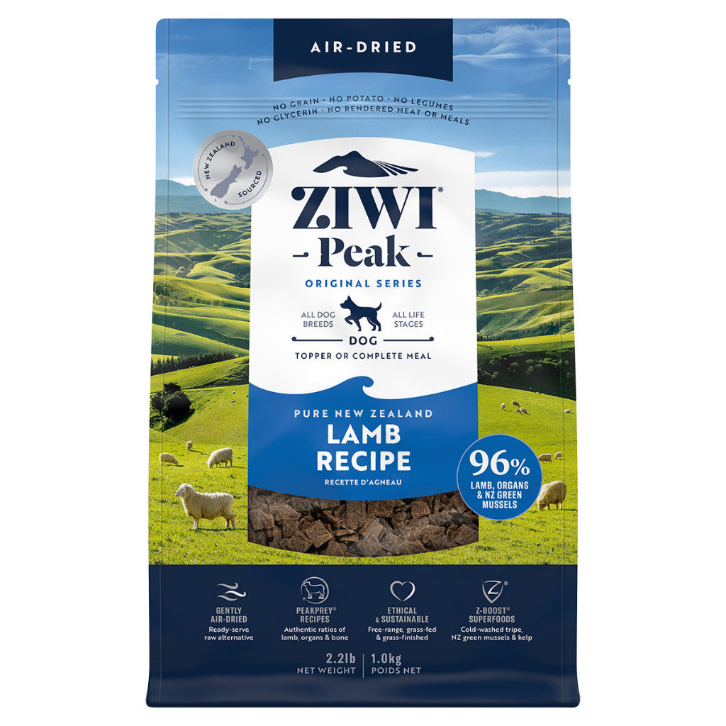 Ziwi Peak Air-Dried Dog Food | Multiple Sizes | New Zealand Grass-Fed & Free-Range