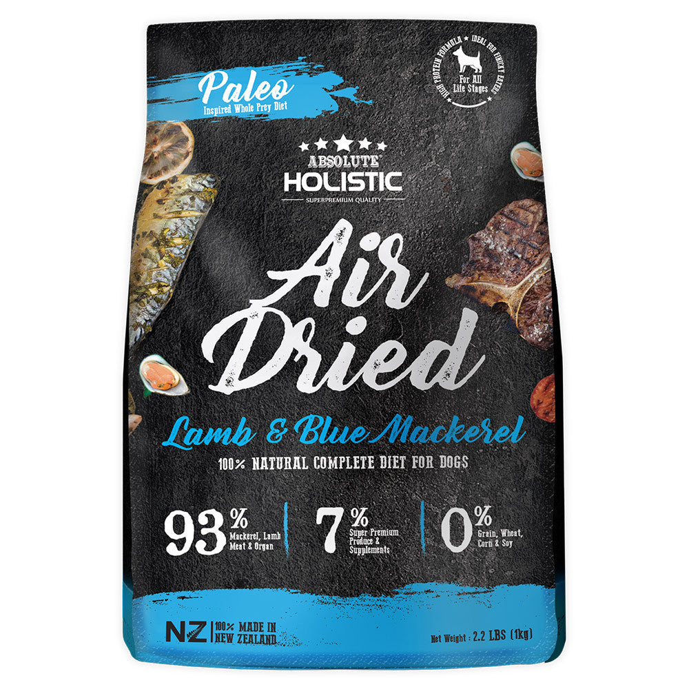 Absolute Holistic Air Dried Dog Food 1kg | Grain-Free Premium Dog Food Singapore