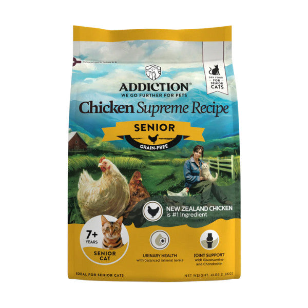 Addiction Chicken Supreme Dry Cat Food | Kitten | Adult | Senior