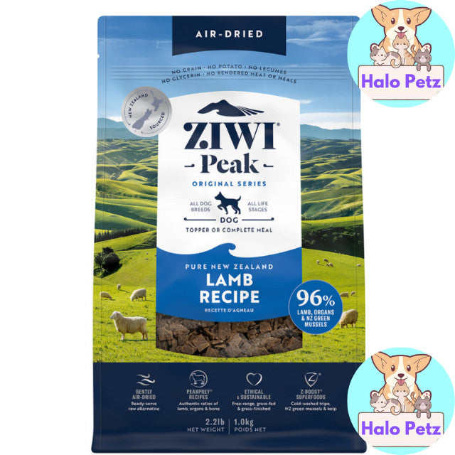 Ziwi Peak Air-Dried Dog Food 454g | New Zealand Grass-Fed & Free-Range Recipes