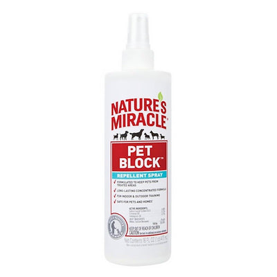 Nature's Miracle Pet Block Repellent Spray (16oz) for Dog and Cat
