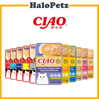 Ciao Pouch wet Cat Food 40g | Creamy Soup Pouch Wet Cat Food