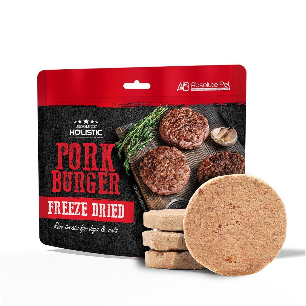 Absolute Holistic Freeze Dried Treats for Cats & Dogs 60g | Burger & Rolls