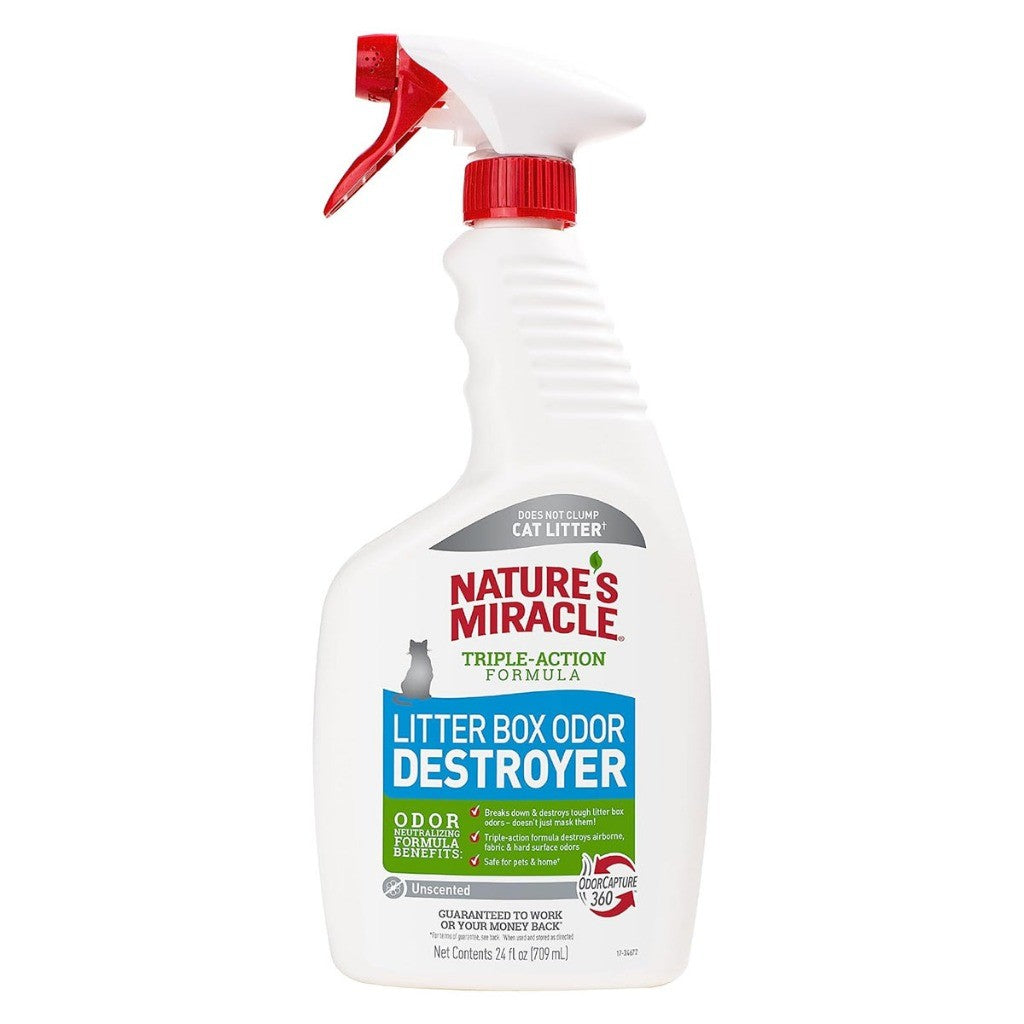 Nature's Miracle Cat Litter Box Odor destroyer Spray 24oz