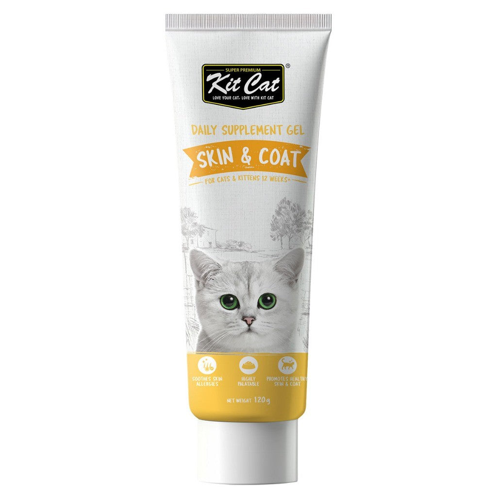 Kit Cat Daily Nutritional Supplement Gel For Cats & Kittens 120g
