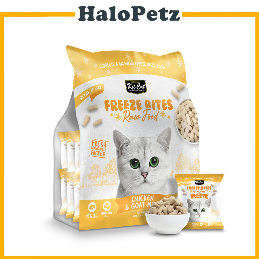 Kit Cat Freeze Bites Raw Food for Cats 225g