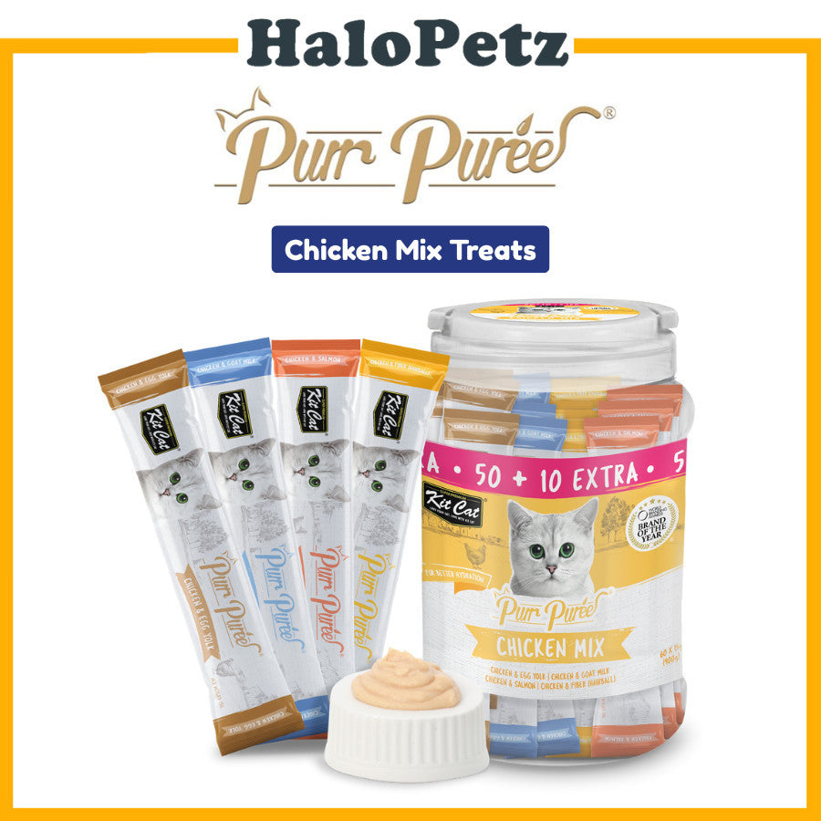 Kit Cat Purr Puree Liquid | Freeze Dried Tub Treats