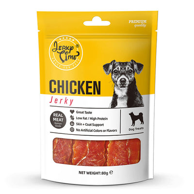 Jerky Time Dog Treats 80g | Lamb, Duck