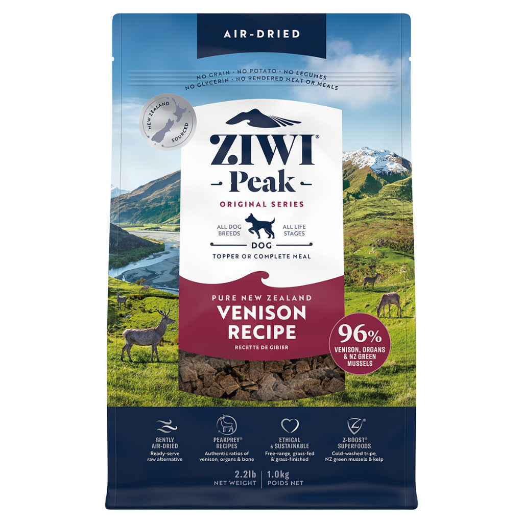 Ziwi Peak Air-Dried Dog Food | Multiple Sizes | New Zealand Grass-Fed & Free-Range