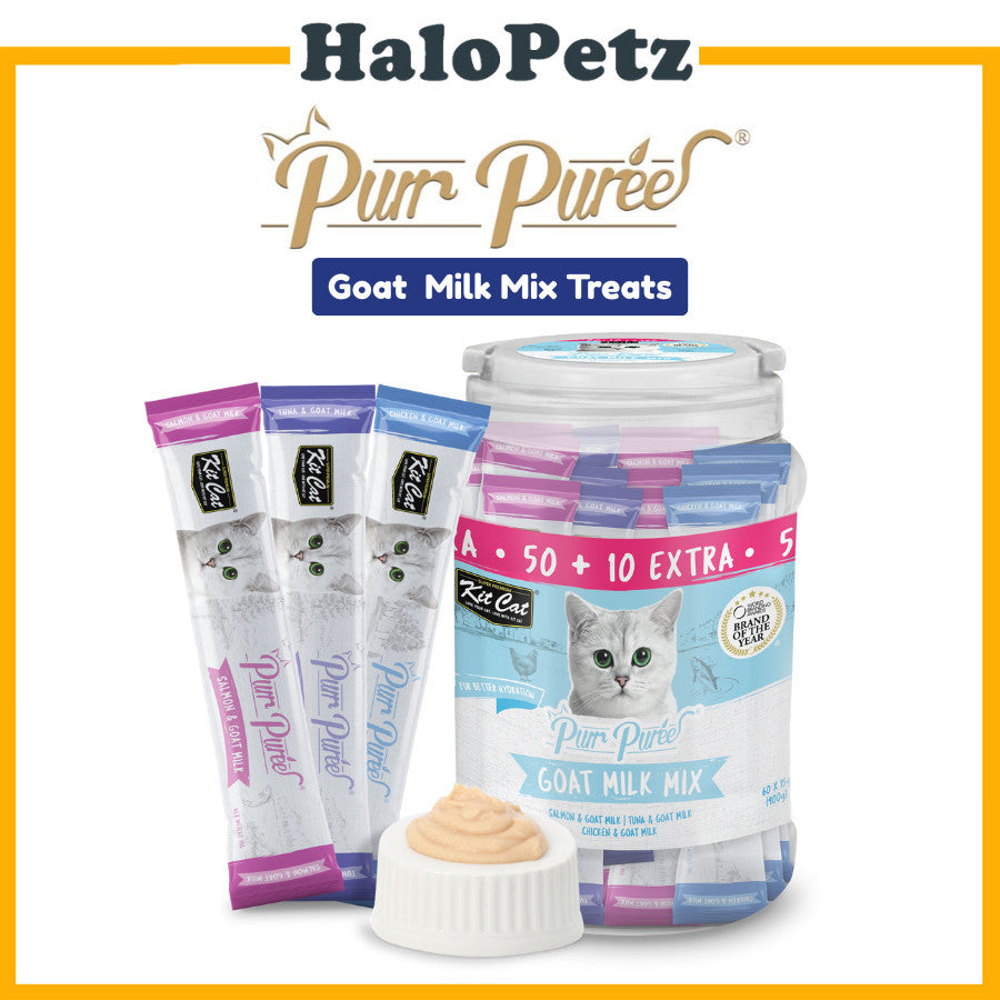 Kit Cat Purr Puree Liquid | Freeze Dried Tub Treats