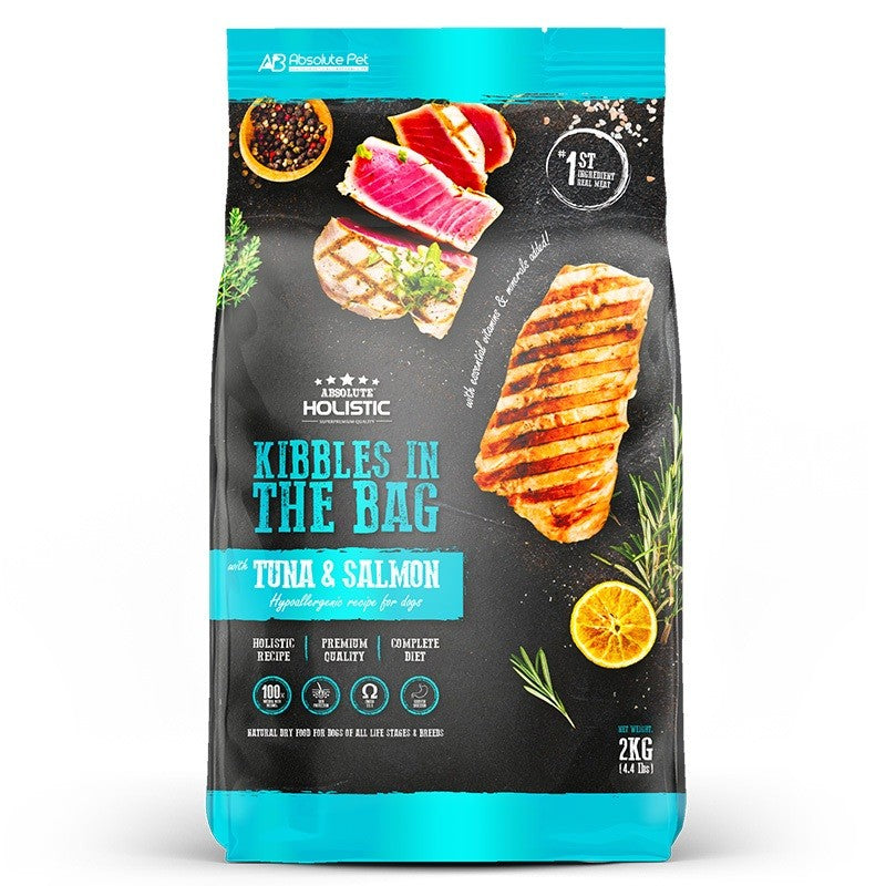 Absolute Holistic Kibbles in the Bag Grain-Free Dog Food 2kg | Singapore Made
