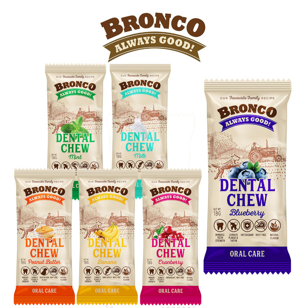 Bronco Dental Chew for Dog 18g