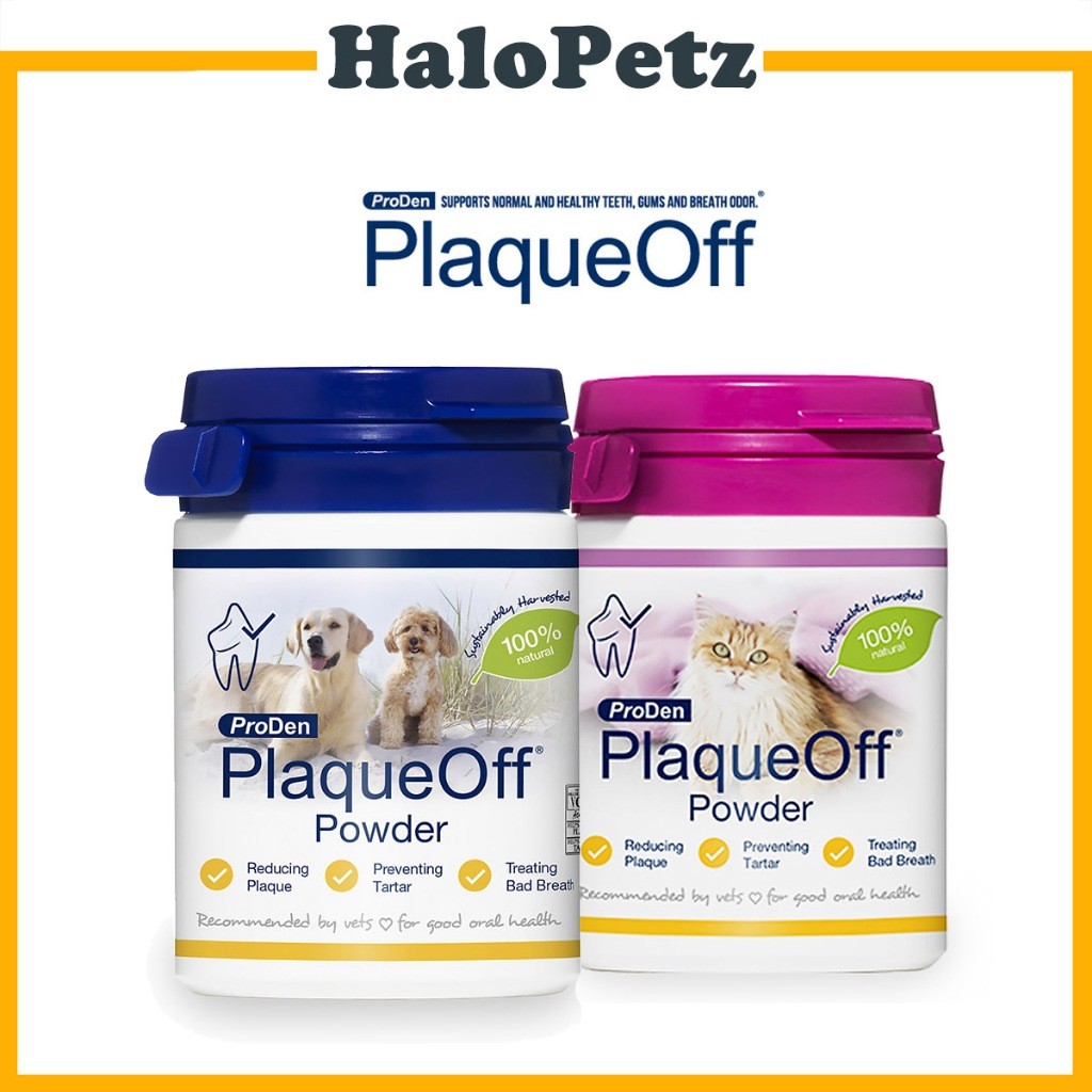 ProDen PlaqueOff® Powder for Dog & Cat Dental Care | Pet Food Supplement