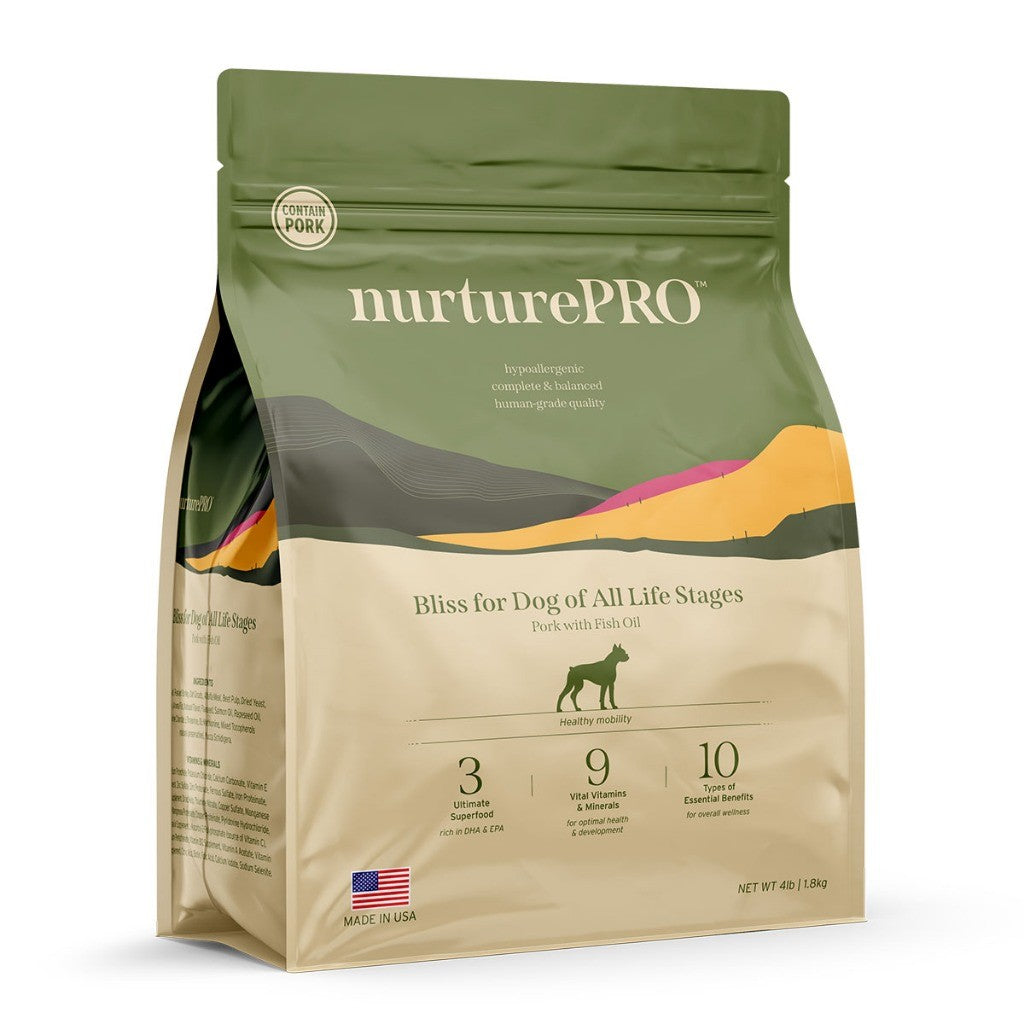 Nurture Pro Original & Nourish Life Dry Dog Food-Salmon, Chicken, Pork, Lamb