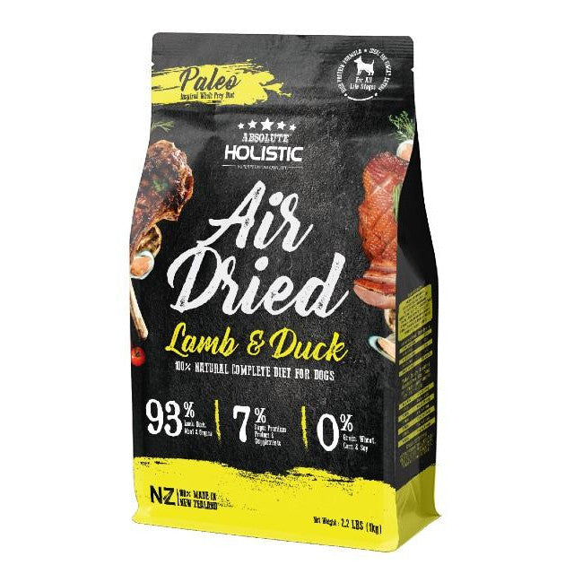 Absolute Holistic Air Dried Dog Food 1kg | Grain-Free Premium Dog Food Singapore