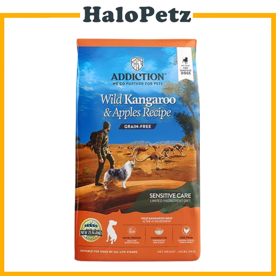 Addiction Dry Dog Food | Venison | Vegetarian | Kangaroo