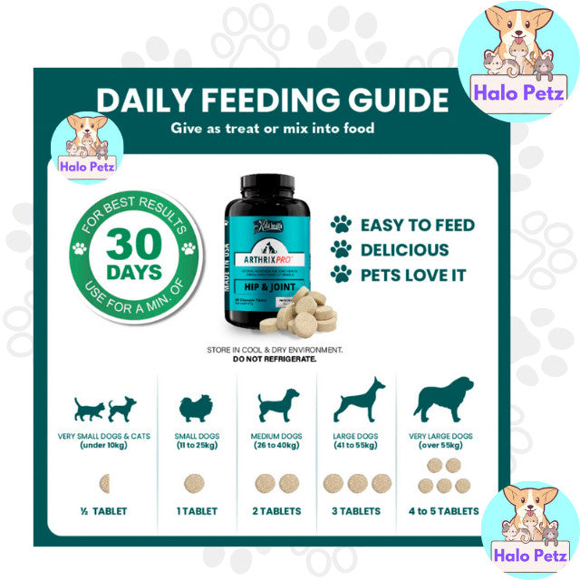 Kala Health Arthrix Pro Hip & Joint Dog and Cat (Available size: 60 / 90 chewable tablets)