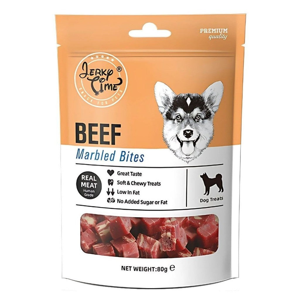 Jerky Time Dog Treats 80g | Lamb, Duck