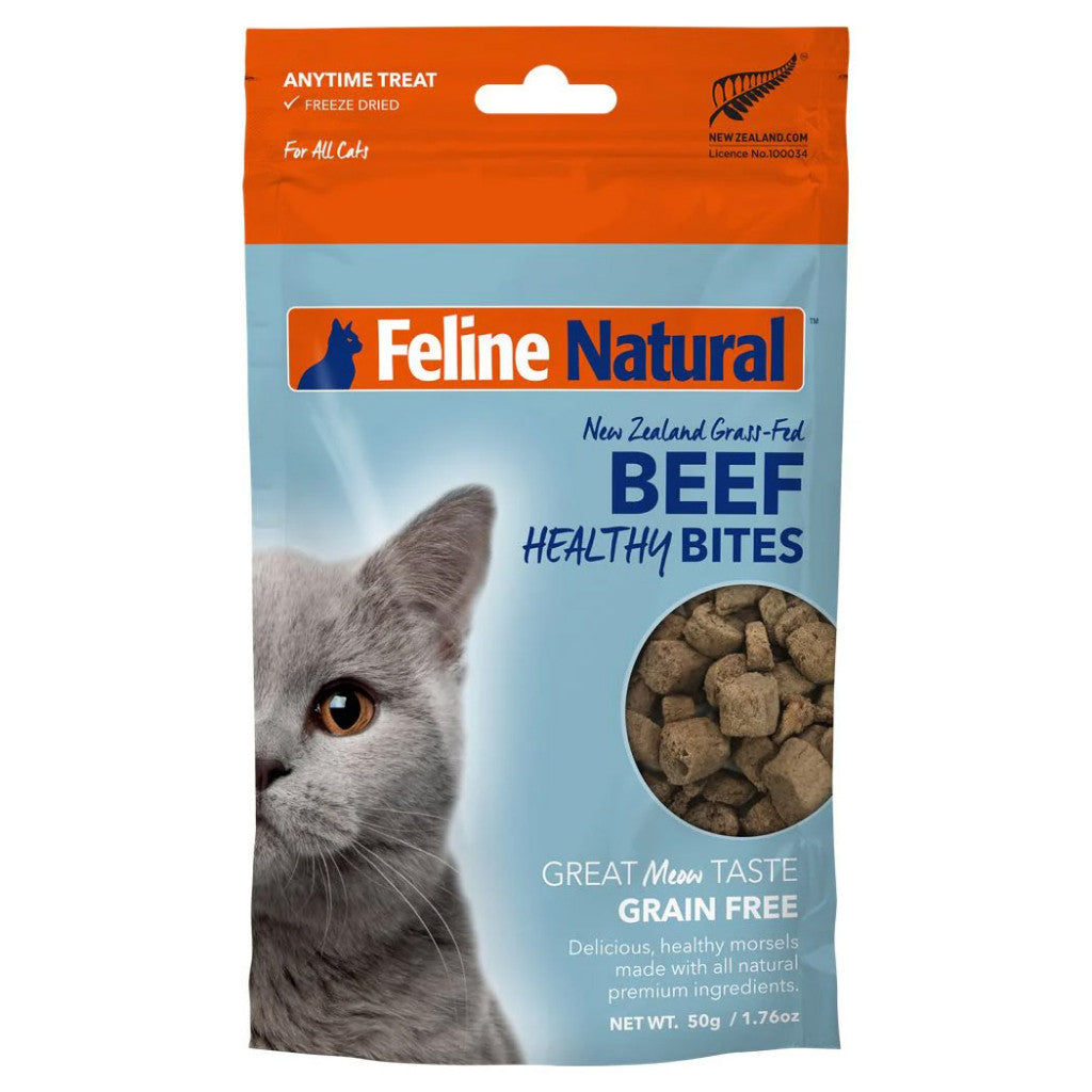 Feline Natural Healthy Bites Freeze Dried Cat Treats 50g