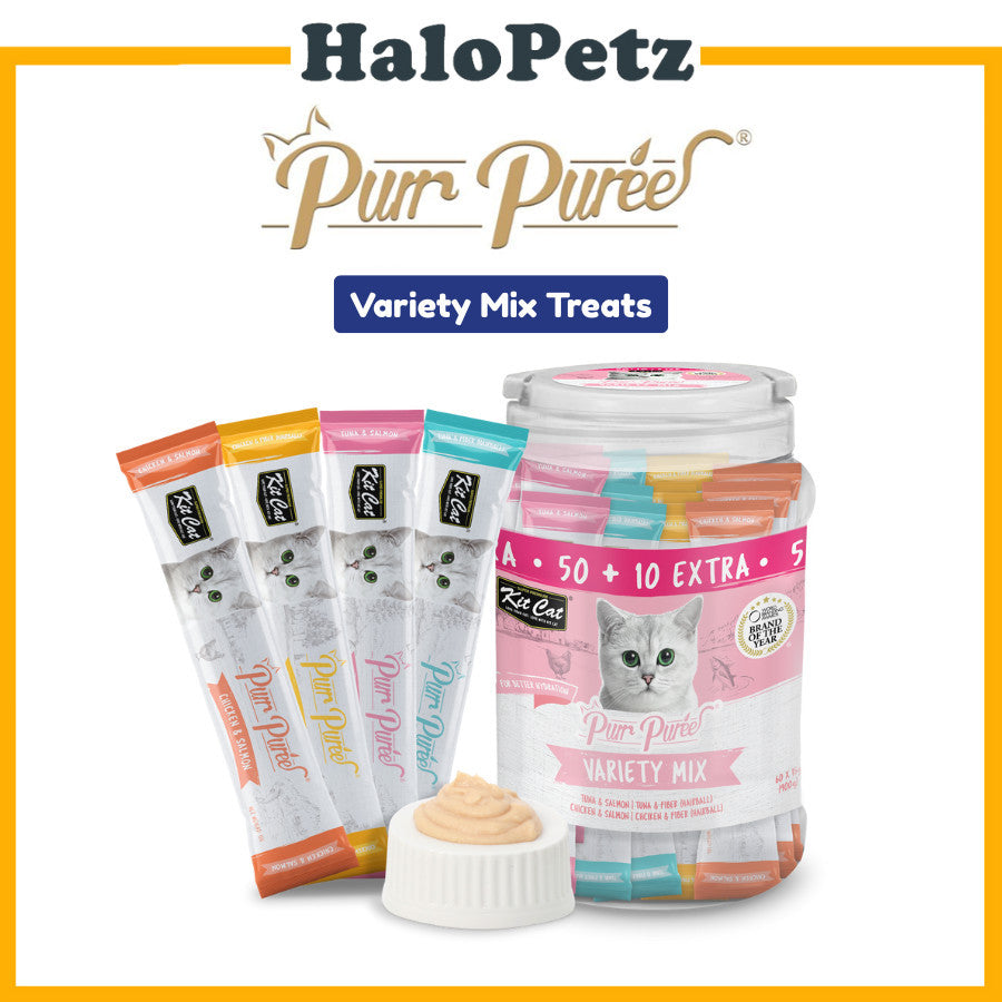 Kit Cat Purr Puree Liquid | Freeze Dried Tub Treats