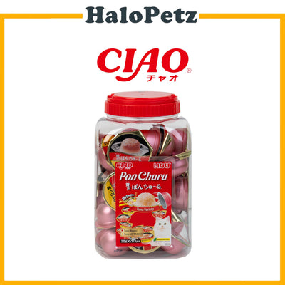CIAO Pon Churu Tuna & Tuna with Whitebait (35g x 35 cups)