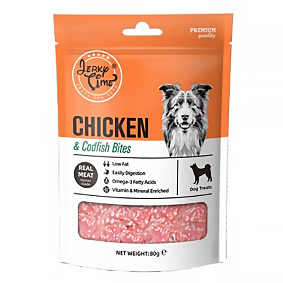 Jerky Time Dog Treats 80g | Lamb, Duck