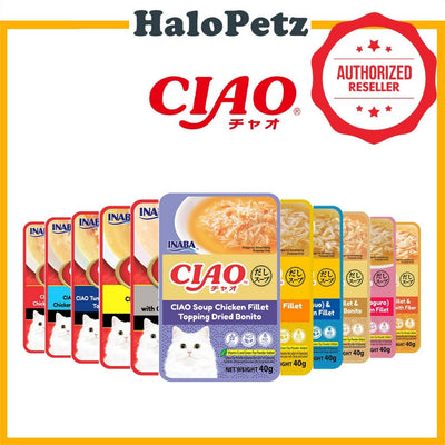 Ciao Pouch wet Cat Food 40g | Creamy Soup Pouch Wet Cat Food