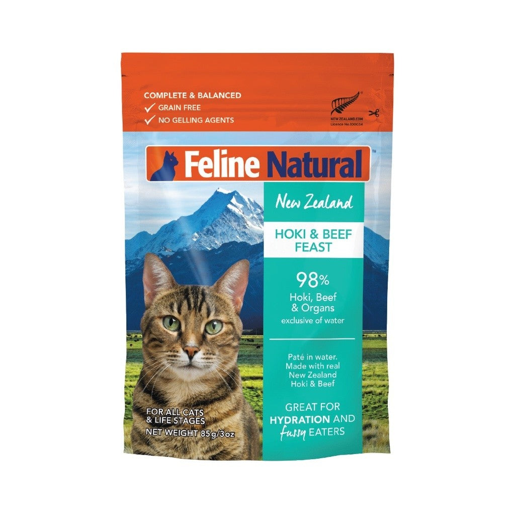 Feline Natural Pouches Cat Wet Food 85g
