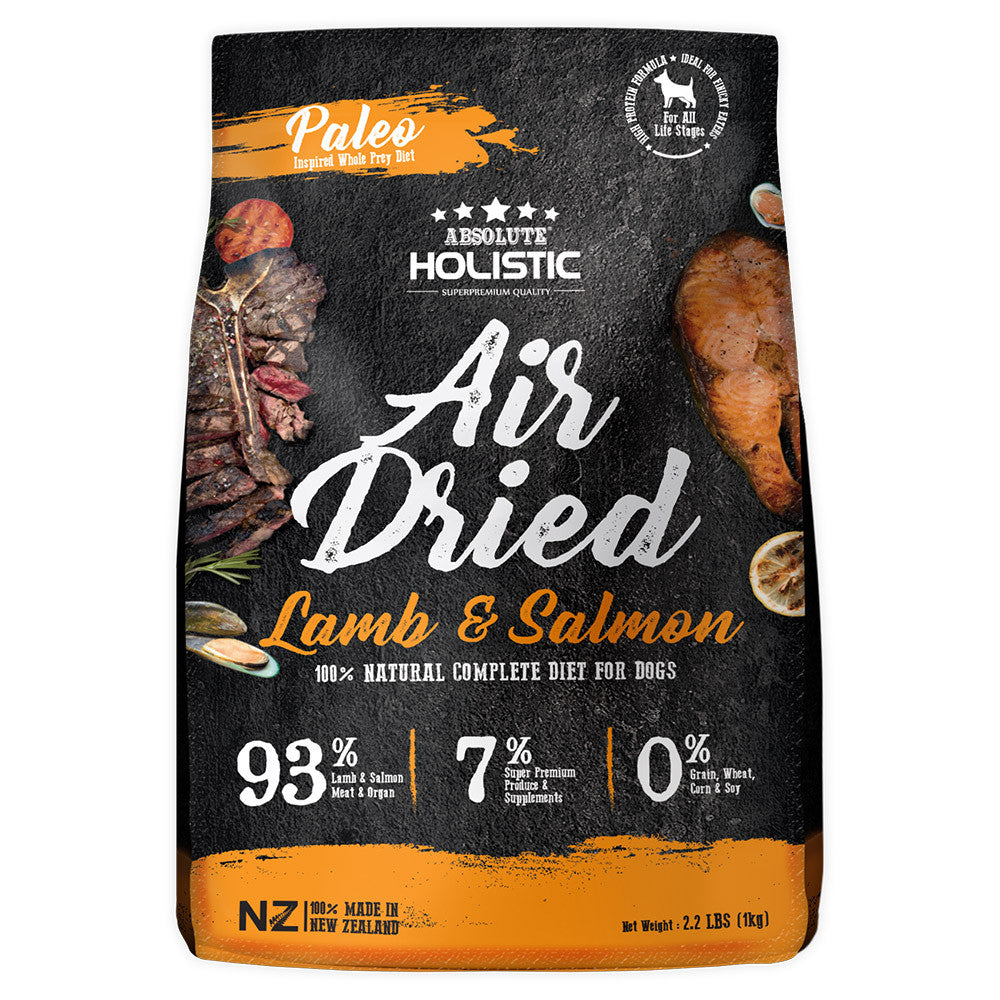 Absolute Holistic Air Dried Dog Food 1kg | Grain-Free Premium Dog Food Singapore