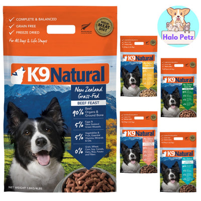 K9 Natural Freeze Dried Dog Food 1.8kg & 3.6kg