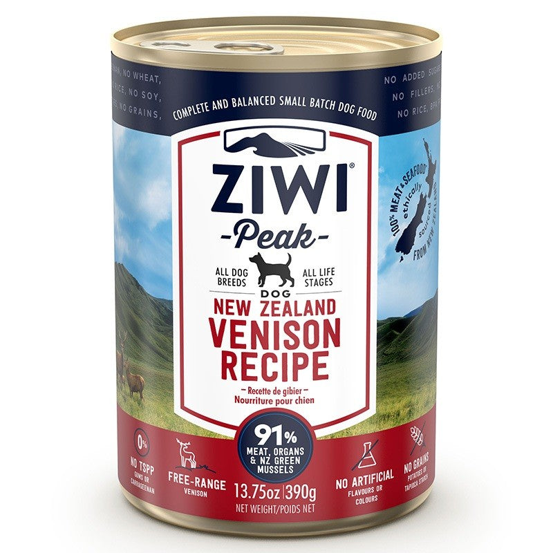 Ziwi Peak Wet Dog Food 390g | New Zealand Meat & Seafood Recipes
