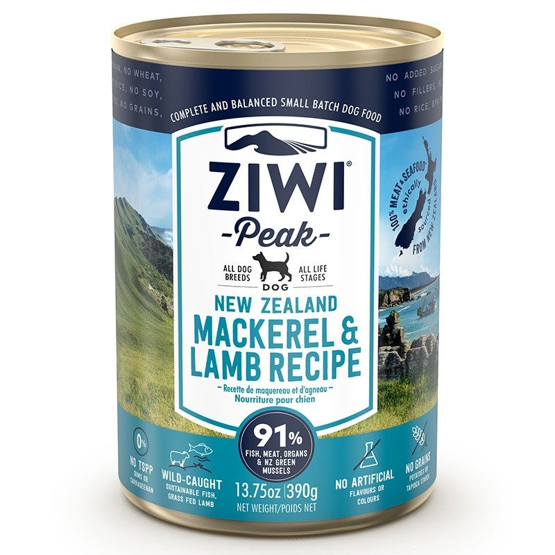 Ziwi Peak Wet Dog Food 390g | New Zealand Meat & Seafood Recipes