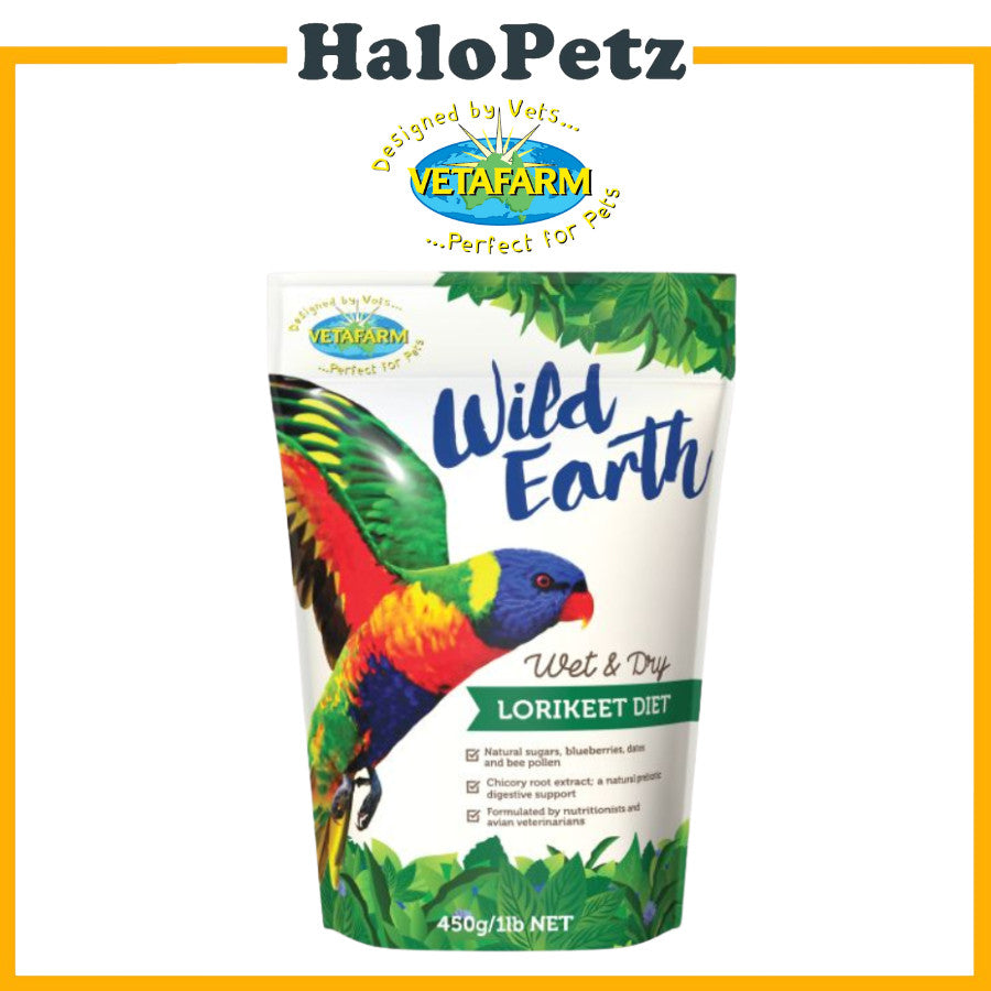 Vetafarm Wild Earth Bird Food 450g