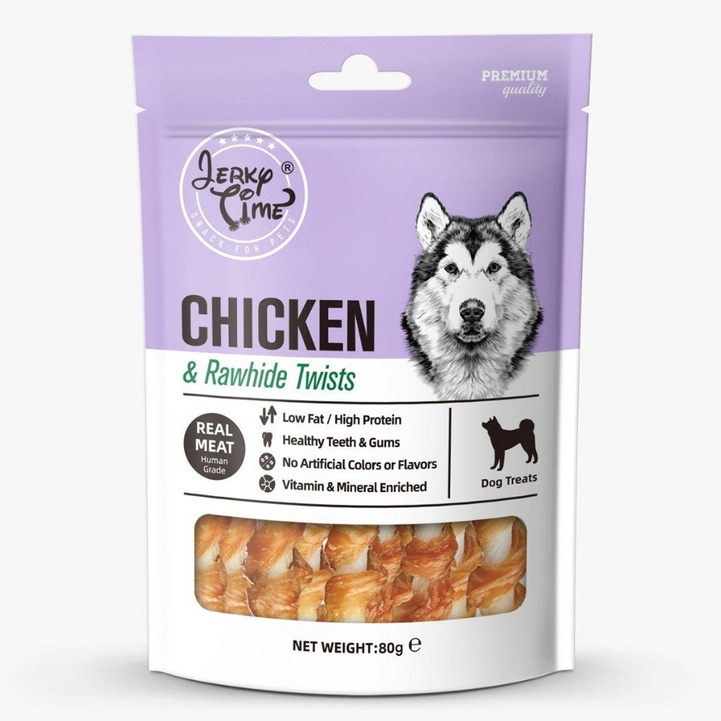 Jerky Time Dog Treats 80g | Lamb, Duck