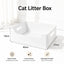Cat Litter Box Portable Foldable Cat Toilet Splash-Proof Disposable Paper Tray for Travel