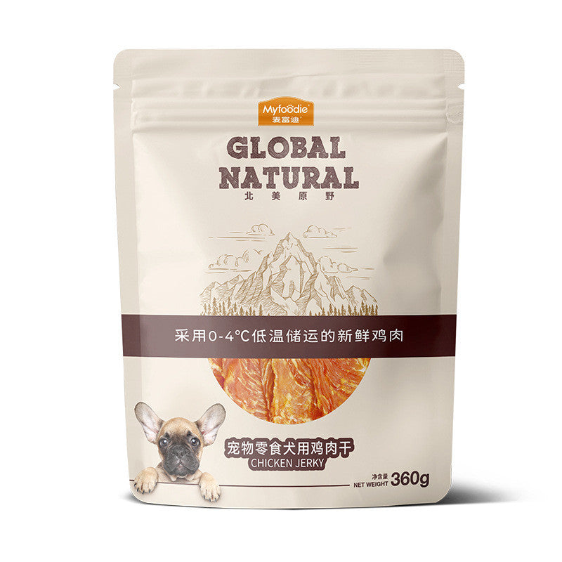 Myfoodie Global Natural Air Dried Chicken Duck Jerky Dog Treat