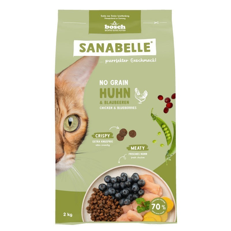 Sanabelle Cat Dry Food 400g Kitten Adult Sensitive Lamb Poultry Urinary Hair & Skin