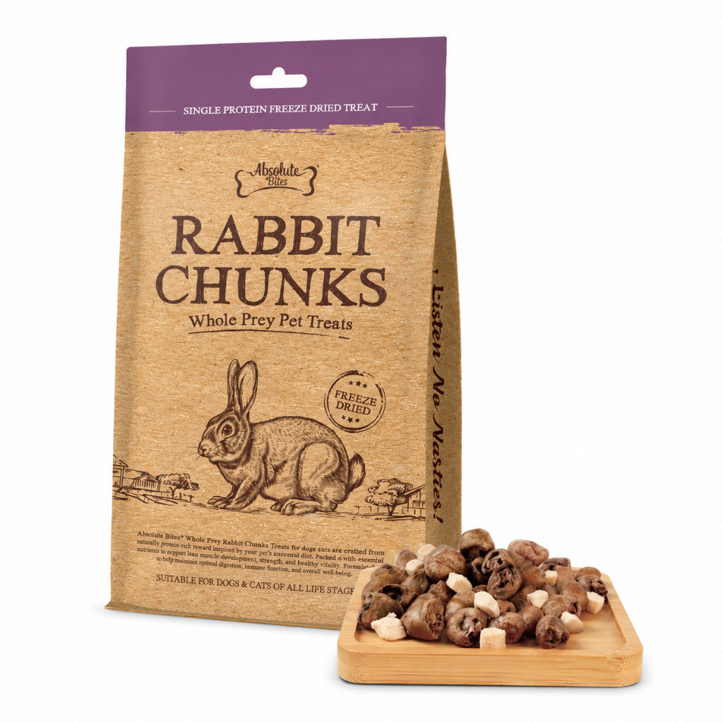 Absolute Bites Single Protein Whole Prey Freeze Dried Treats 80g