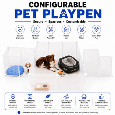 Large Pet Playpen & Animal Fence Cage 50x70cm