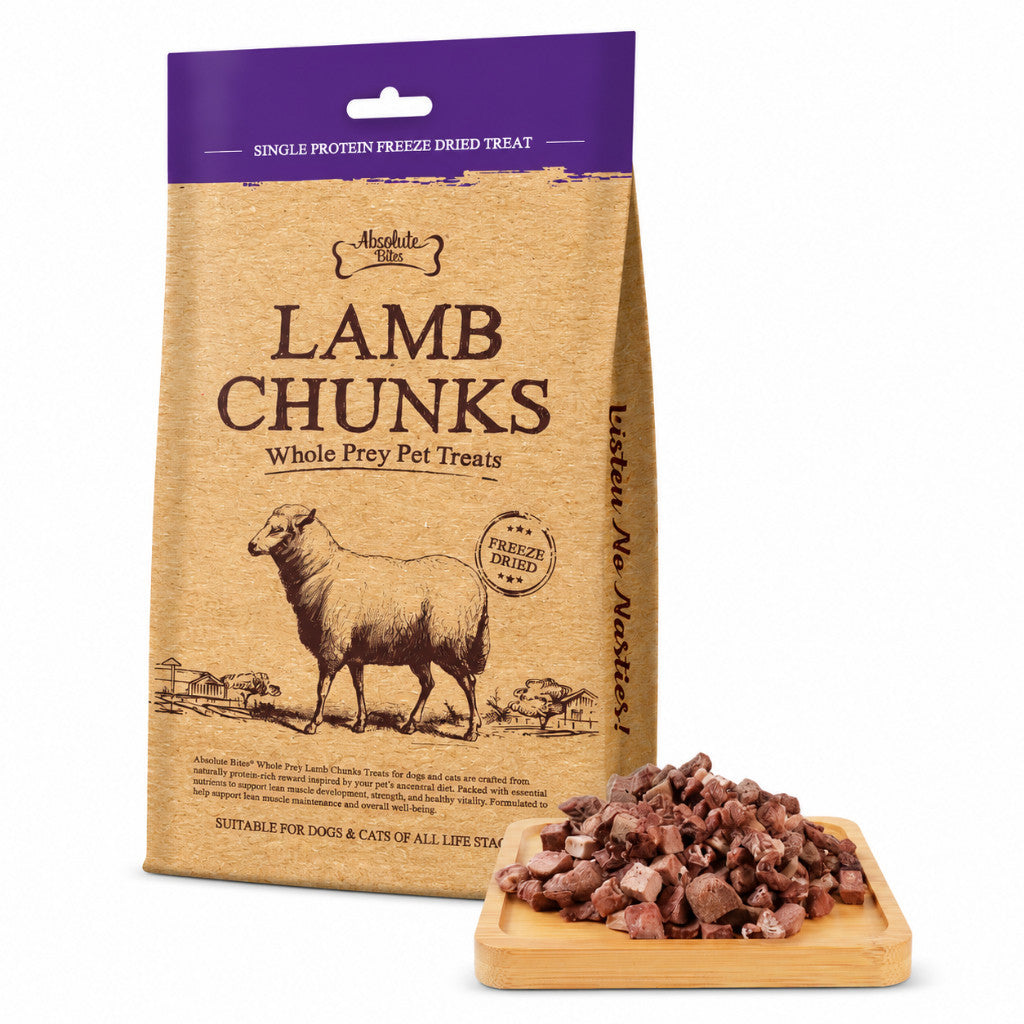 Absolute Bites Single Protein Whole Prey Freeze Dried Treats 80g