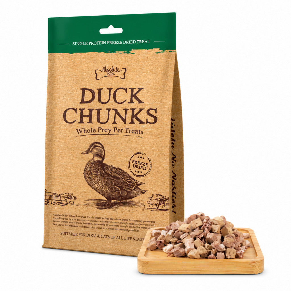 Absolute Bites Single Protein Whole Prey Freeze Dried Treats 80g