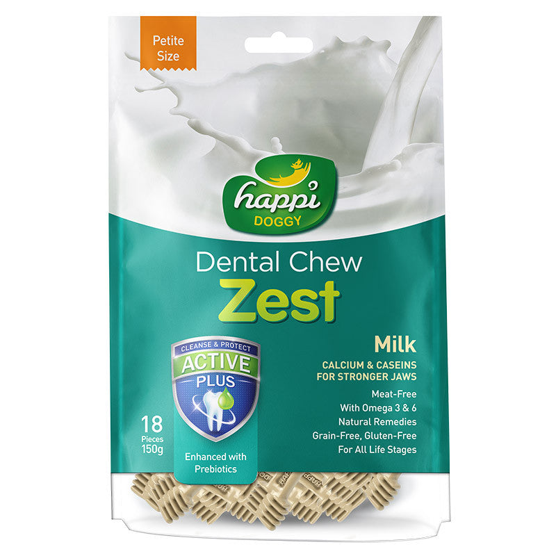 Absolute Holistic, Dentalight & Happi Doggy Dog Dental Chew Value Pack | Oral Care Bundle