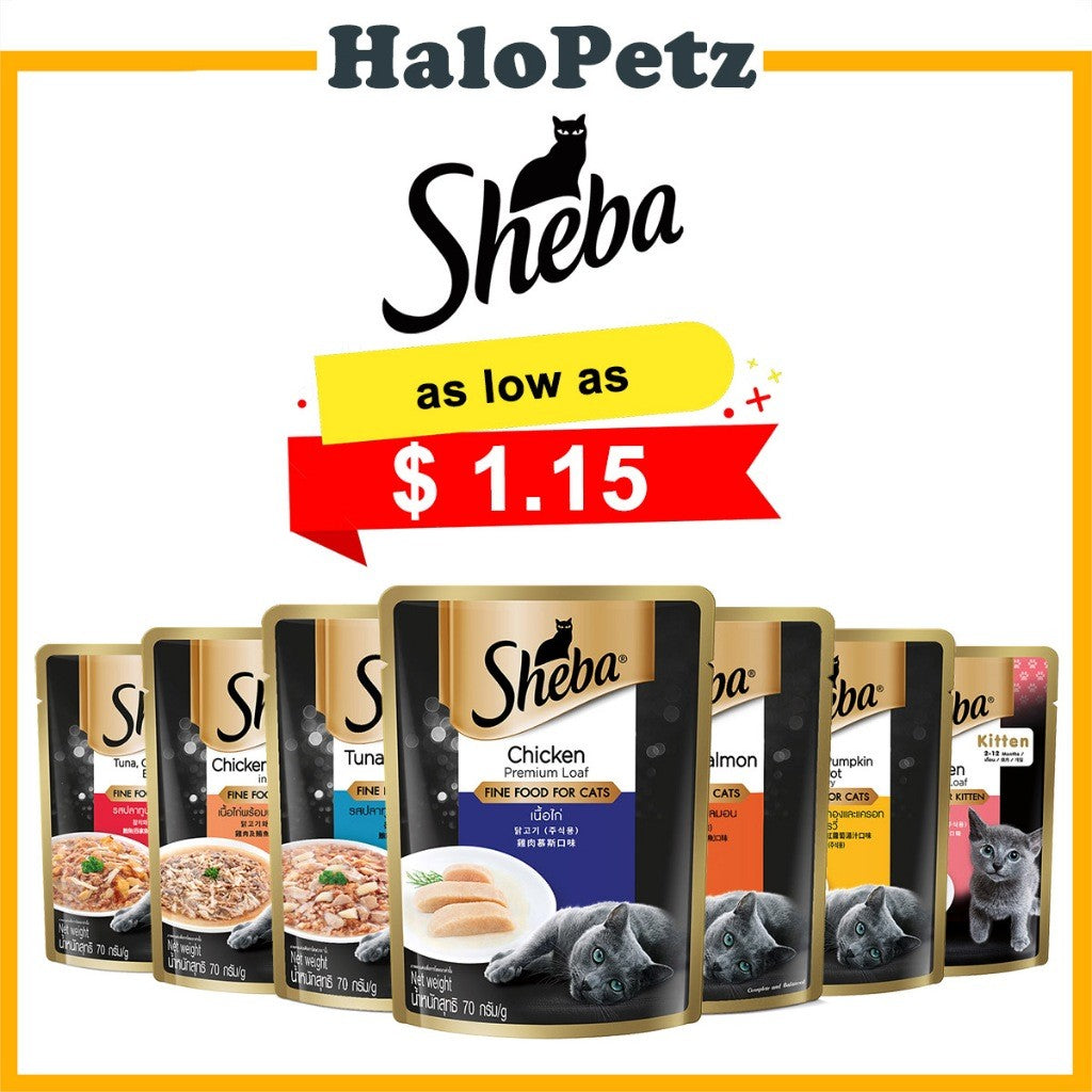 Sheba Wet Cat Food Pouch 70g | Premium Wet Food for Cats