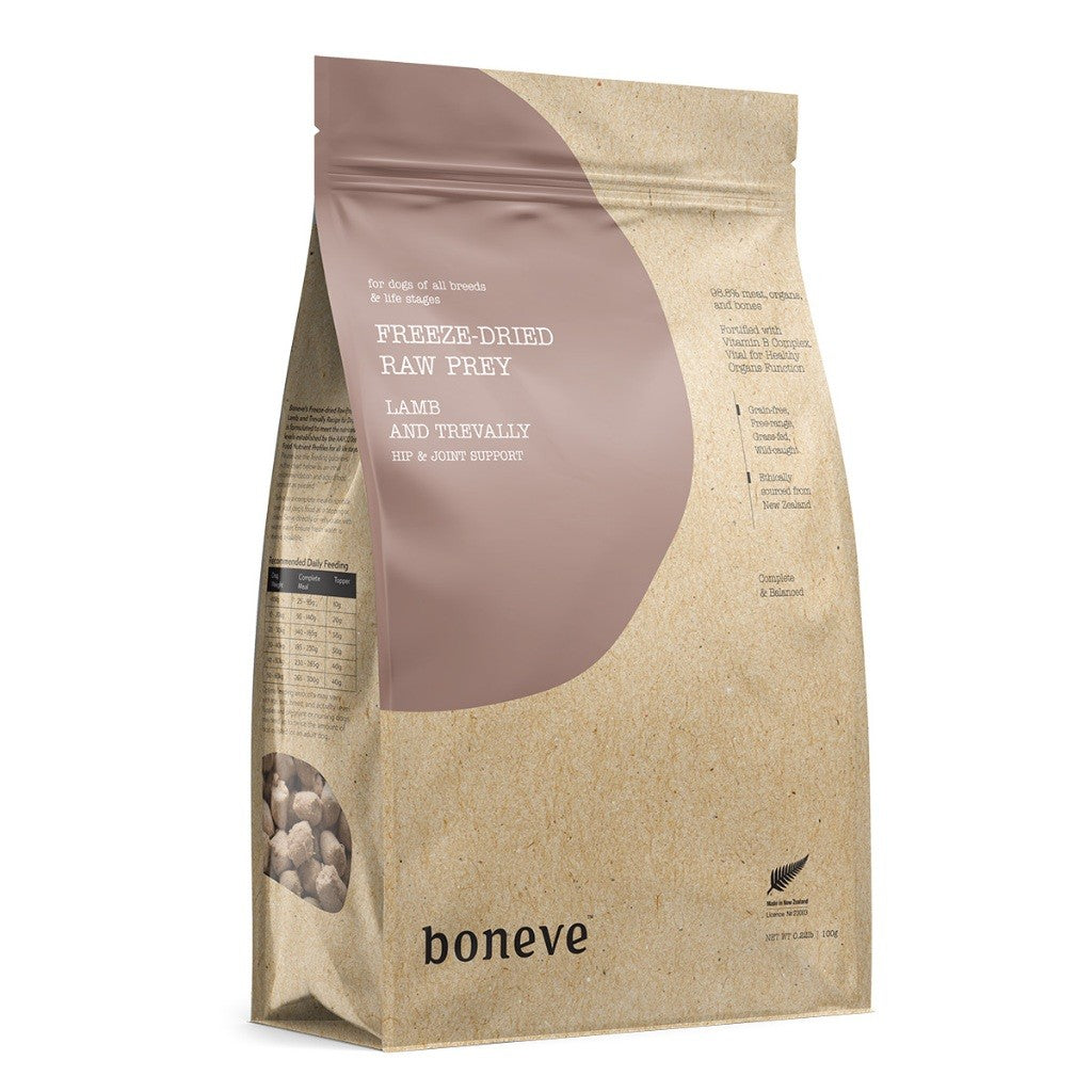 Boneve Freeze-Dried Raw Dog Food | Earthmade | Complete Diet | Topper