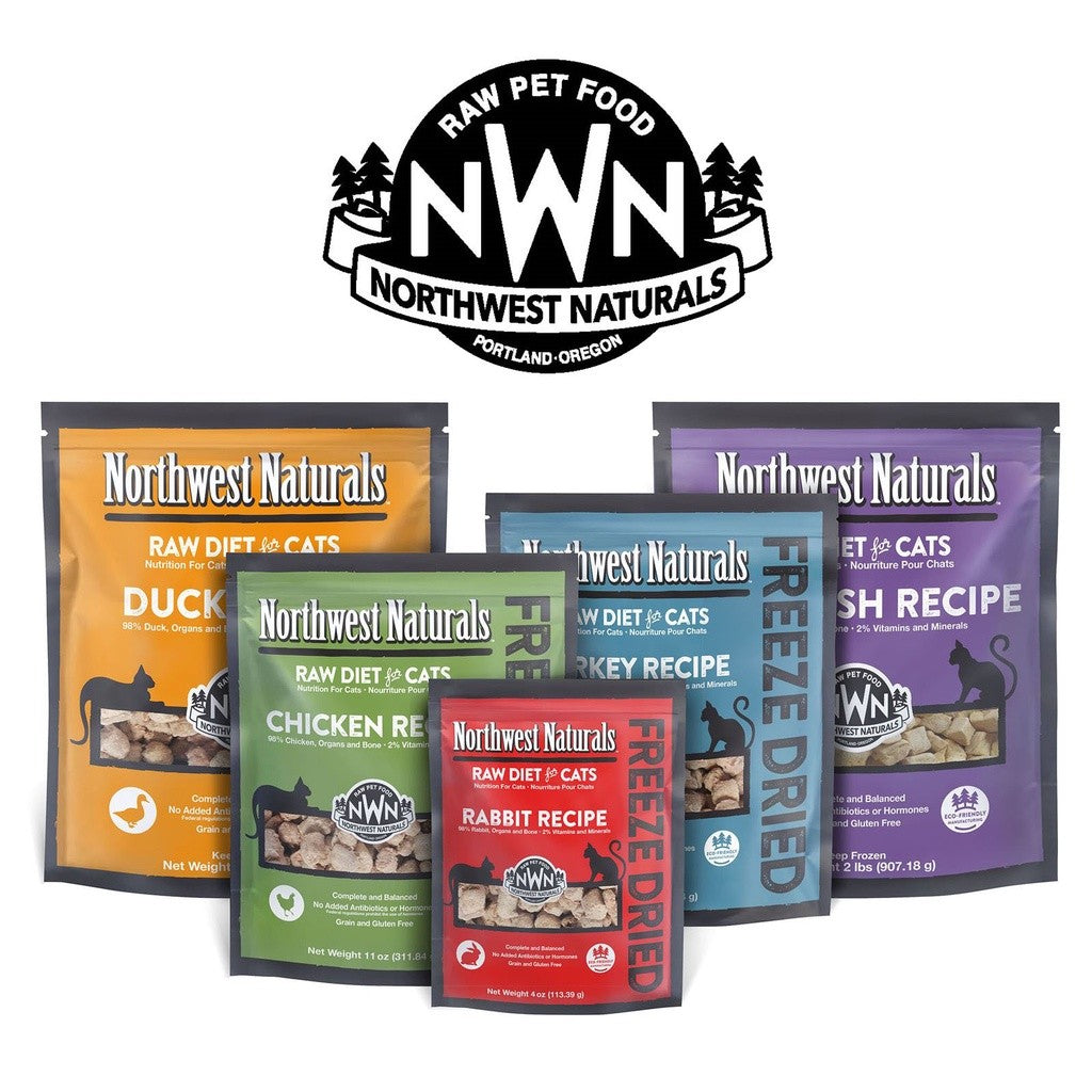 Northwest Naturals Freeze Dried Nibbles & Treats for Cats 11oz