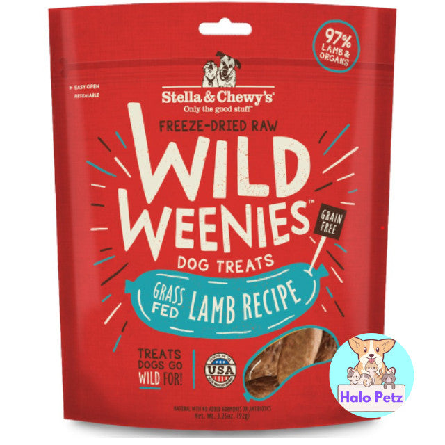 Stella & Chewy's Wild Weenies Freeze-Dried Raw Dog Treats 3.25oz