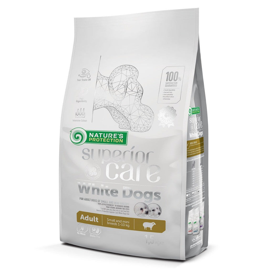 Nature's Protection White Coat Small Breed Dog 1.5kg