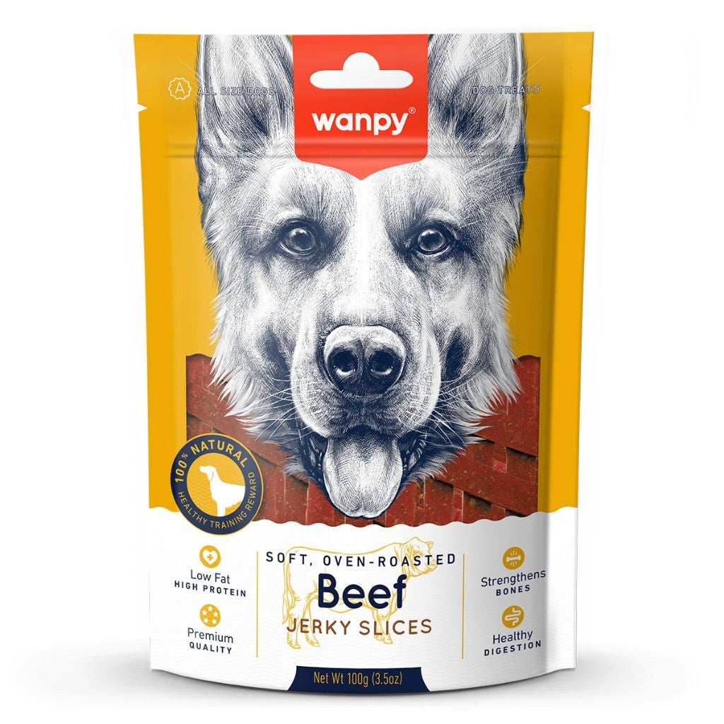 Wanpy Assorted Dog Treats | Jerky | Biscuit | Steaks | Strips | Slice | Sausage | Twist | Chicken Cheese Duck Beef