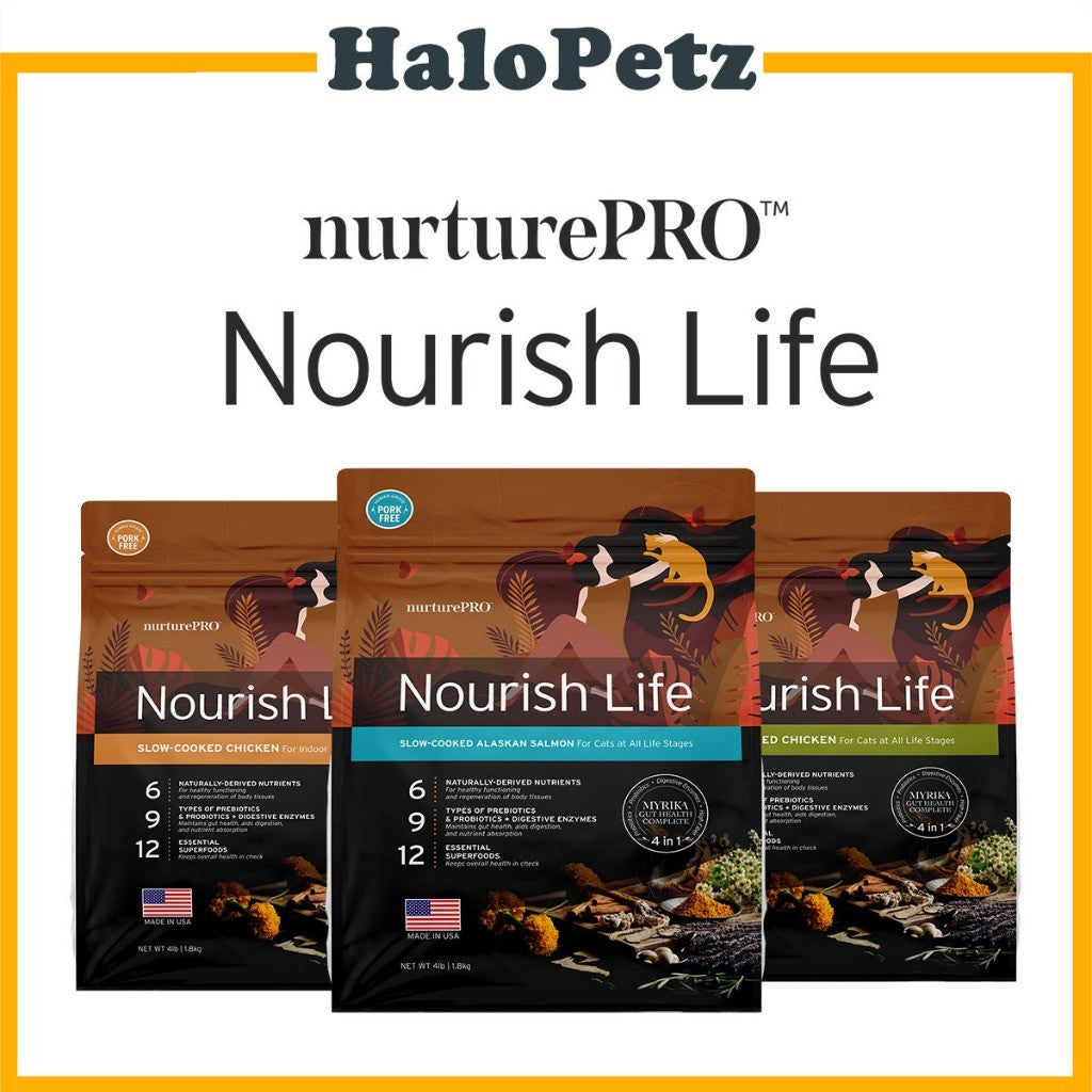 Nurture Pro Nourish Life Cat Dry Food | Indoor | Adult | Kitten | Mature | Salmon